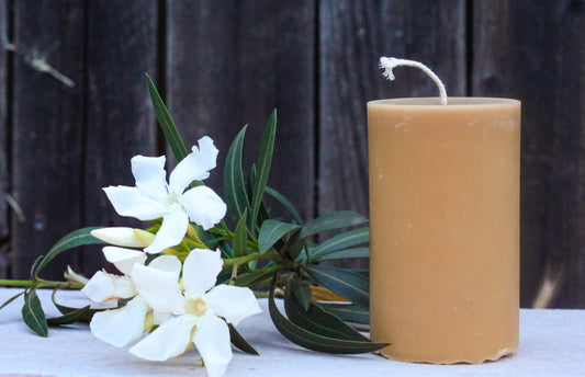 100% Pure Natural Beeswax Candle - Hawaiian Honey AT&S
