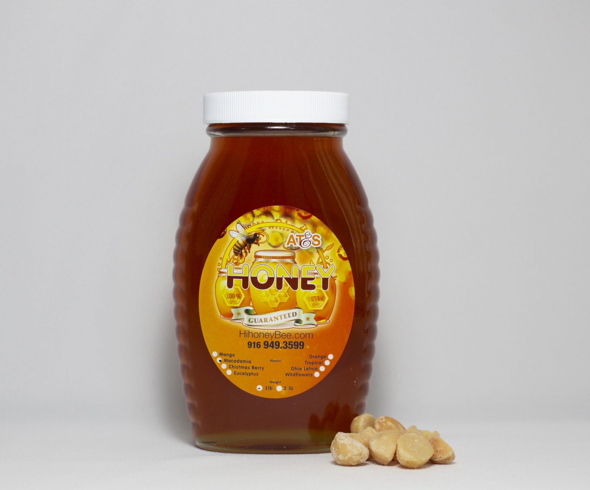 Macadamia Nut Honey - Hawaiian Honey AT&S