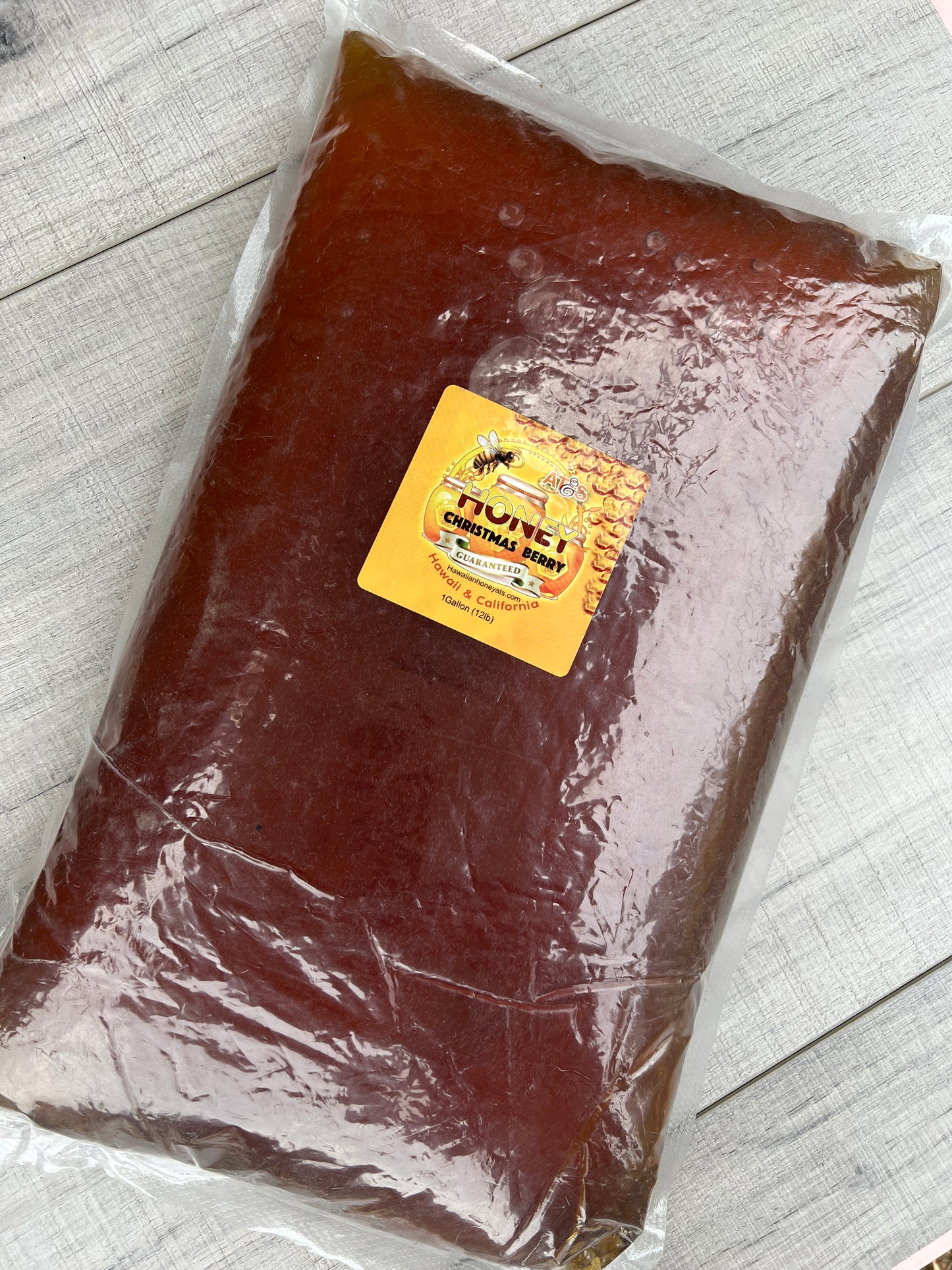 Gallon of Pure Hawaiian Honey-12 lb