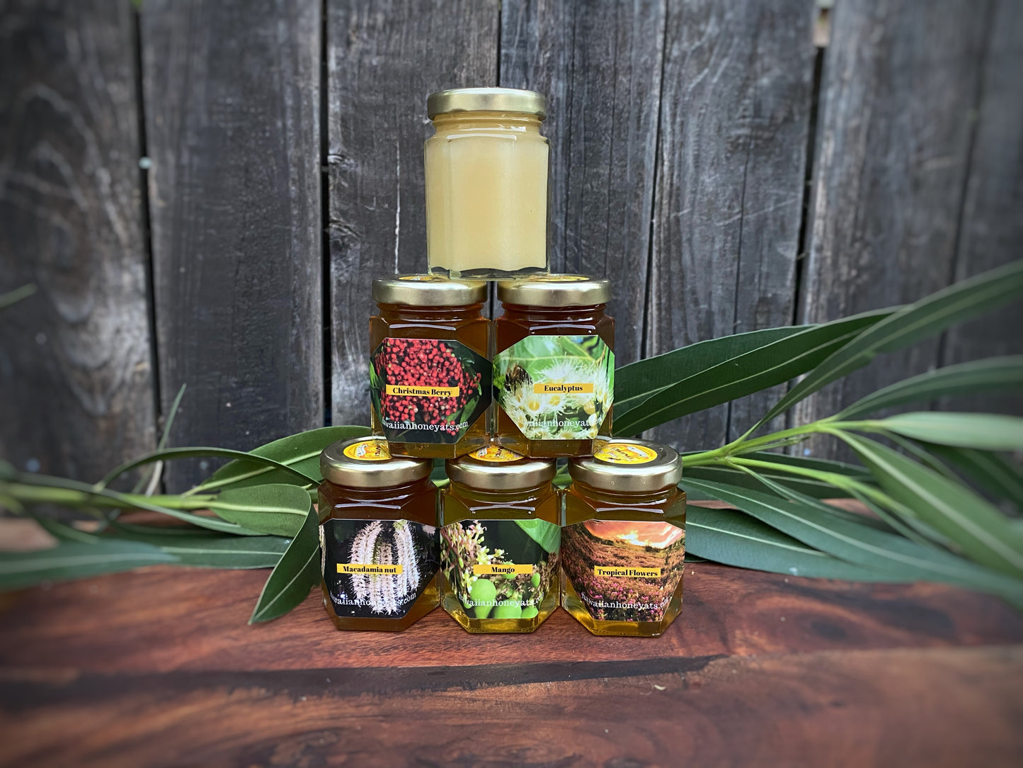 Sample Pack 5/6 jars (3oz each) - Hawaiian Honey AT&S