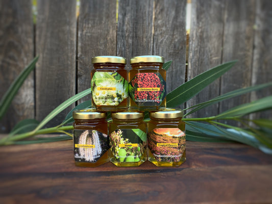 Sample Pack 5/6 jars (3oz each) - Hawaiian Honey AT&S