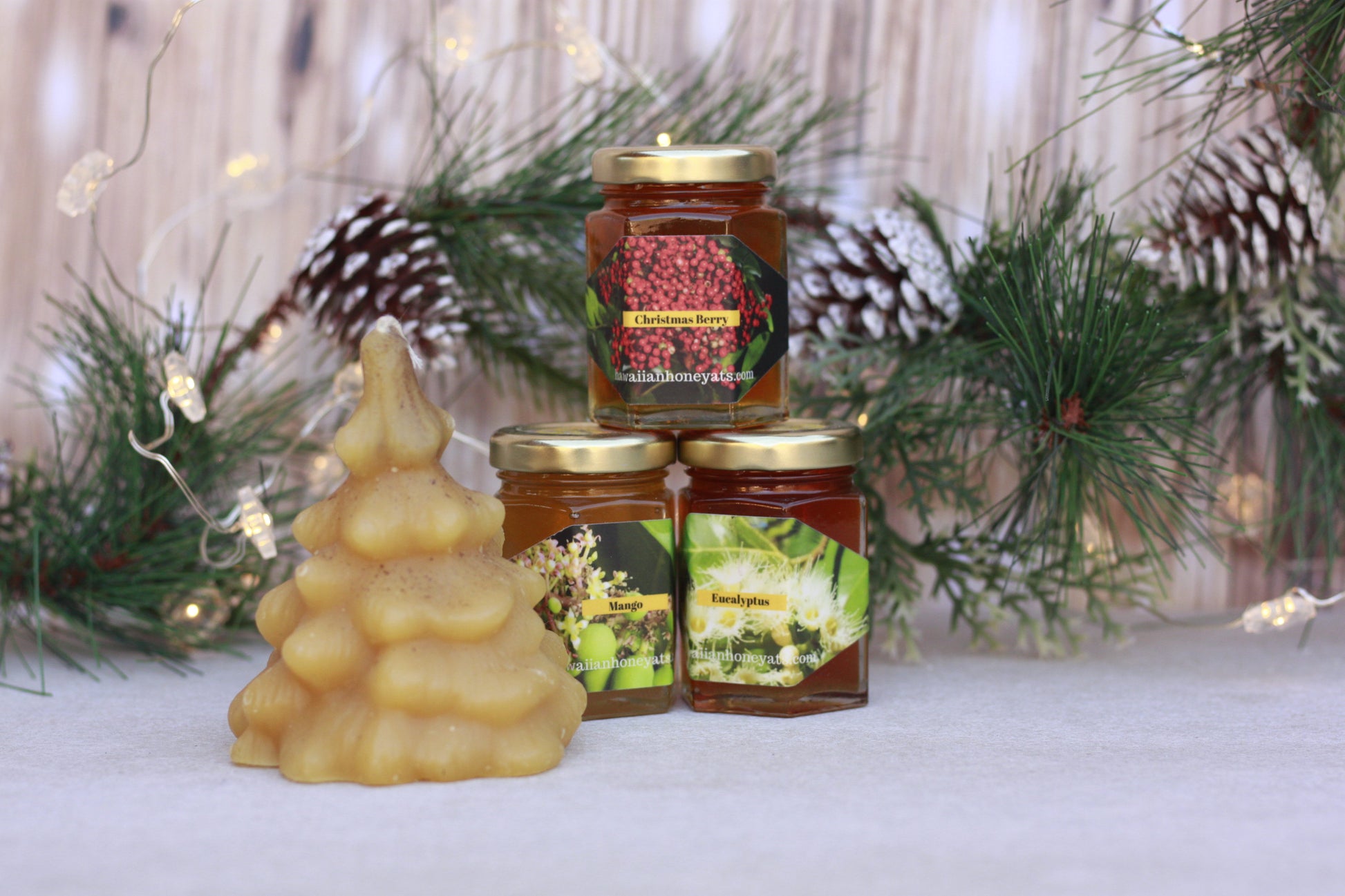 Natural Christmas Tree Candle - Hawaiian Honey AT&S